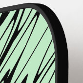Aantrekkelijke Mint Green Dynamic Pickleball Paddle (Links Detail)