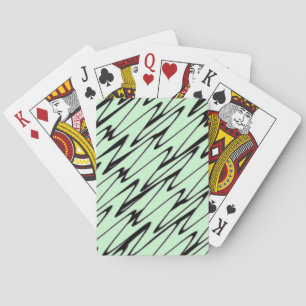 Aantrekkelijke Mint Green Dynamic Pokerkaarten