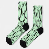 Aantrekkelijke Mint Green Dynamic Sokken (Links)