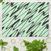 Aantrekkelijke Mint Green Dynamic Theedoek (Gevouwen)