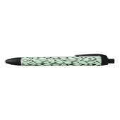 Aantrekkelijke Mint Green Dynamic Zwarte Inkt Pen (Bovenkant)