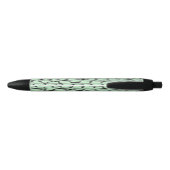 Aantrekkelijke Mint Green Dynamic Zwarte Inkt Pen (Achterkant)
