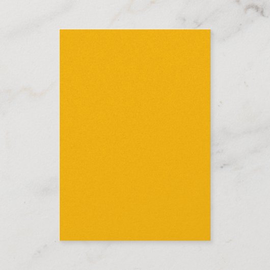 Aantrekkelijke monogram geel-witte Premium Pearl Visitekaartje (Achterkant)