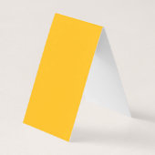 Aantrekkelijke monogram geel-witte Premium Pearl Visitekaartje (Achterkant)