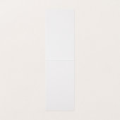 Aantrekkelijke monogram geel-witte Premium Pearl Visitekaartje (Binnenkant ongevouwen)