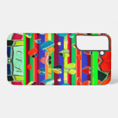 Aantrekkelijke mozaïek samsung galaxy hoesje (Achterkant horizontaal)