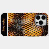 Aantrekkelijke patronen van afgeworpen slangenhuid Case-Mate iPhone case (Achterkant (horizontaal))