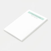 Aantrekkelijke Simple Plain Professional Modern Post-it® Notes (Schuin)