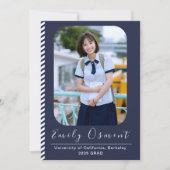 Aantrekkelijke stijlvolle Afstuderen Invitation Sj Kaart (Voorkant)