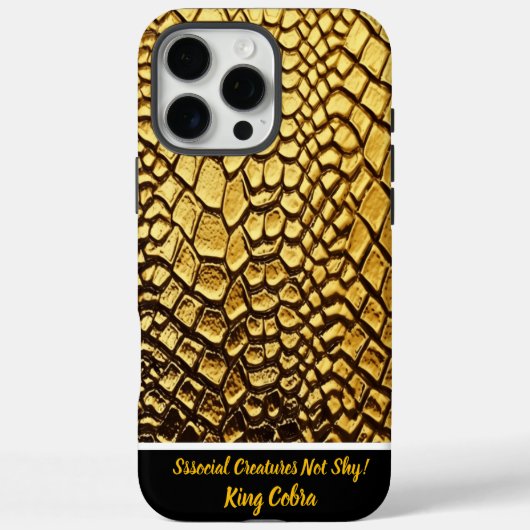 Aantrekkelijke texturen van gouden slangenhuiden Case-Mate iPhone case (Achterkant)