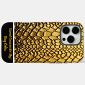Aantrekkelijke texturen van gouden slangenhuiden Case-Mate iPhone case (Achterkant (horizontaal))