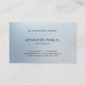 Aantrekkelijke textuur look glam moderne platte lu visitekaartje (Achterkant)