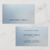 Aantrekkelijke textuur look glam moderne platte lu visitekaartje (Voorkant / Achterkant)