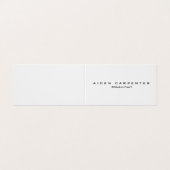 Aantrekkelijke trendy stijlvolle moderne minimalis visitekaartje (Buitenkant ongevouwen)