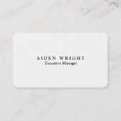 Aantrekkelijke trendy stijlvolle moderne minimalis visitekaartje (Voorkant)