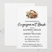 Aantrekkelijke trouwring, Verloving Bash Kaart (Voorkant / Achterkant)