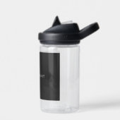 Aantrekkelijke Zwarte Klassieke Minimalistische Ei Waterfles (Links)