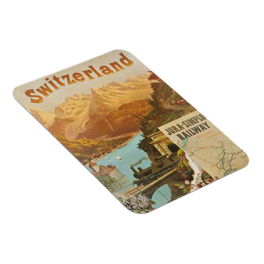 Aantrekkelijke Zwitserse landschappen Jura Simplon Magneet (Rechterzijde)