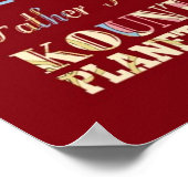 Aantrekken en beroemde plaatsen in Omaha, Nebraska Poster (Hoek)