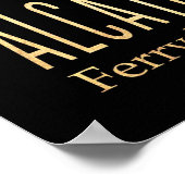 Aantrekken en beroemde plaatsen in San Francisco,  Poster (Hoek)