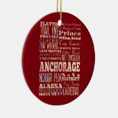 Aantrekken en beroemde plaatsen van Anchorage, Ala Keramisch Ornament (Rechts)