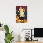 Aantrekken is beter dan plagen Charles Burton Barb Poster (Thuiskantoor)