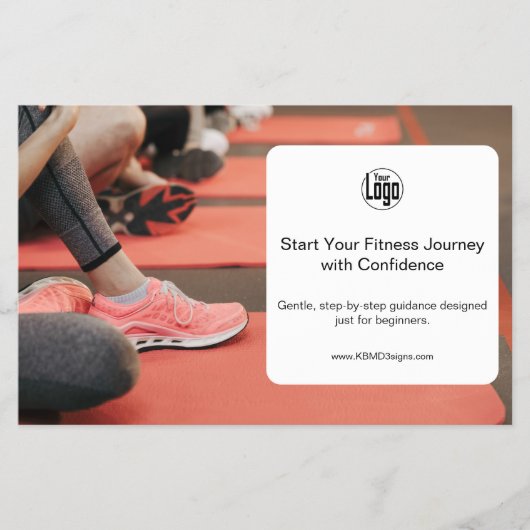Aantrekken van beginners tot fitness - Personal Tr Flyer (Voorkant)
