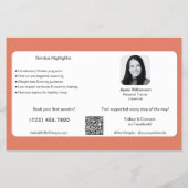 Aantrekken van beginners tot fitness - Personal Tr Flyer (Achterkant)