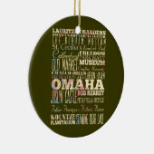 Aantrekkingen en beroemde plaatsen in Omaha, Nebas Keramisch Ornament (Rechts)