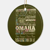 Aantrekkingen en beroemde plaatsen in Omaha, Nebas Keramisch Ornament (Links)