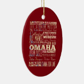 Aantrekkingen en beroemde plaatsen in Omaha, Nebra Keramisch Ornament (Rechts)