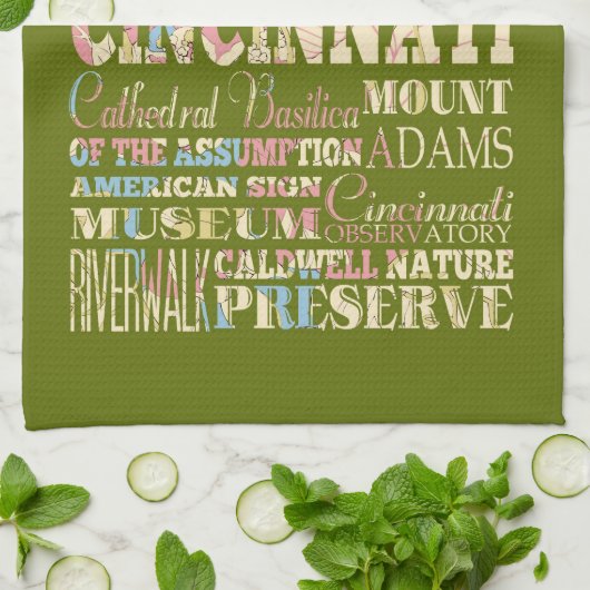 Aantrekkingen en beroemde plaatsen van Cincinnati, Theedoek (Gevouwen)