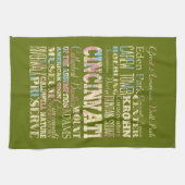 Aantrekkingen en beroemde plaatsen van Cincinnati, Theedoek (Horizontaal)