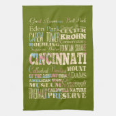 Aantrekkingen en beroemde plaatsen van Cincinnati, Theedoek (Verticaal)