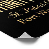 Aantrekkingen en beroemde plaatsen van de Fort Wor Poster (Hoek)