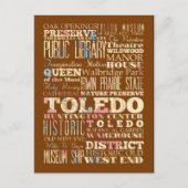 Aantrekkingen en beroemde plaatsen van Toledo, Ohi Briefkaart (Voorkant)