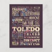 Aantrekkingen en beroemde plaatsen van Toledo, Ohi Briefkaart (Voorkant)