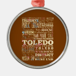 Aantrekkingen en beroemde plaatsen van Toledo, Ohi Metalen Ornament
