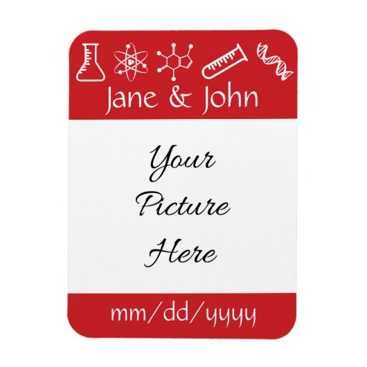 Aantrekkingskrachten in Cherry Save-the-Date Magne Magneet (Verticaal)