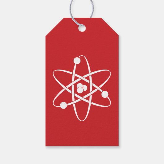 Aantrekkingskrachten in Kers Gift Tag Cadeaulabel (Voorkant)
