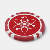 Aantrekkingskrachten in kersen poker chips (Enkel)