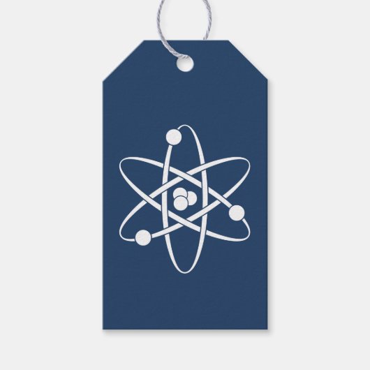 Aantrekkingskrachten in Navy Cadeaubijsluiter Cadeaulabel (Voorkant)