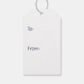Aantrekkingskrachten in Navy Cadeaubijsluiter Cadeaulabel (Achterkant)