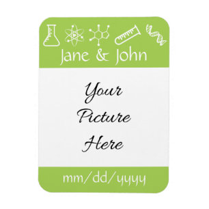 Aantrekkingskrachten in Peridot Save-the-Date Magn Magneet
