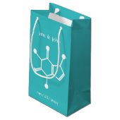 Aantrekkingskrachten in Turquoise Cadeautas (Achterkant Gekanteld)