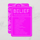 Aantrekkingswet Geloof Abraham Hicks Kaart (Voorkant / Achterkant)