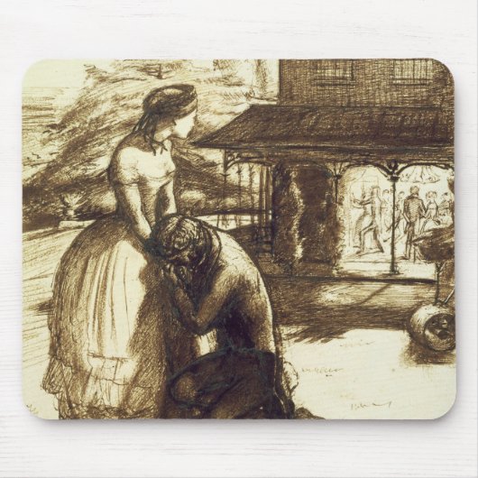 Aanvaard, 1853 (pen en bruine inkt op papier) muismat (Voorkant)