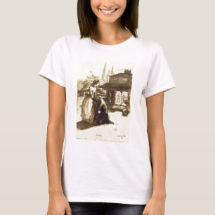 Aanvaard, 1853 (pen en bruine inkt op papier) t-shirt