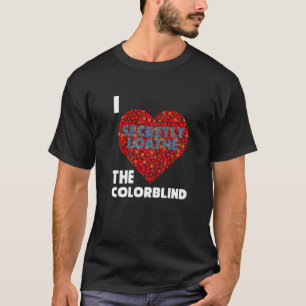 Aanvaard kleurenblind kleurenblind liefdesspel 2 t-shirt
