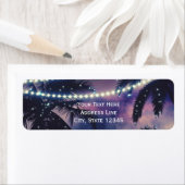 Aanvaardbaar Night Sky Evening Beach Lights Weddin Etiket (Insitu)